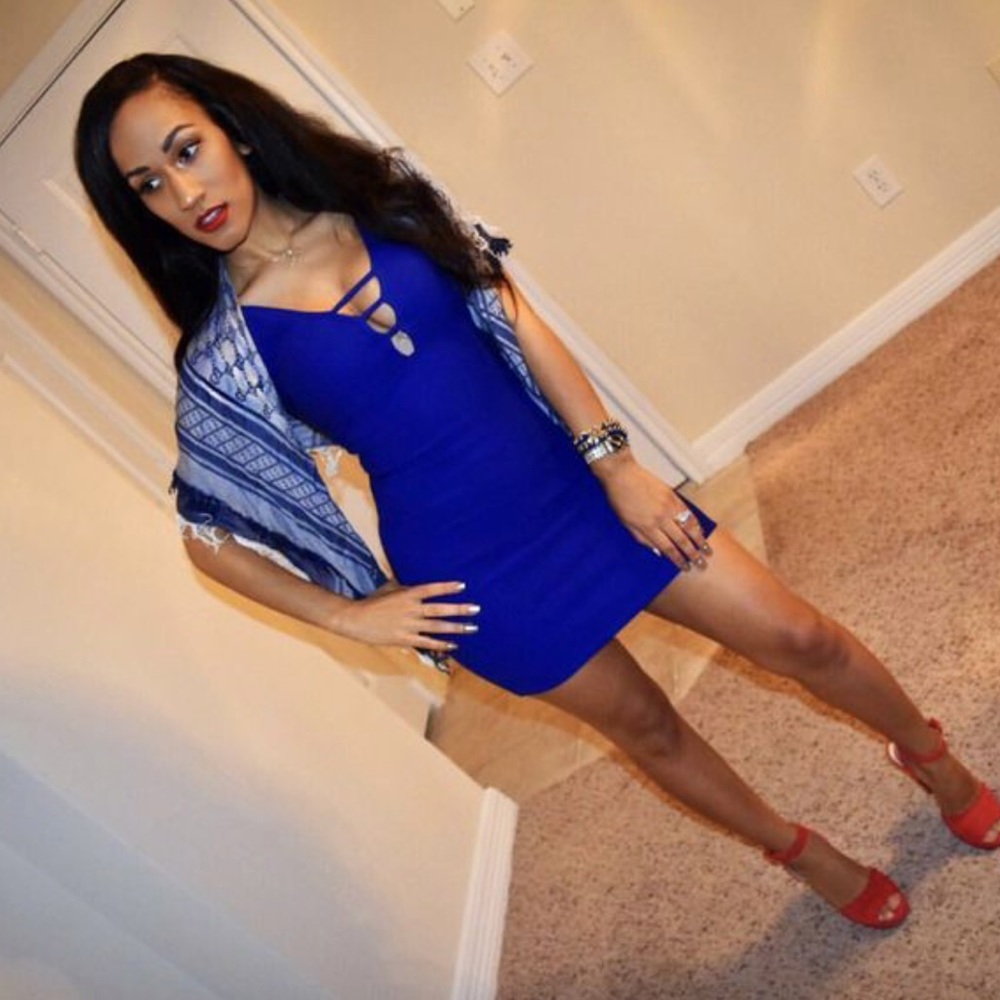 Blue Club Dress